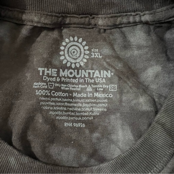 Wild Horses Black & Gray Tie-Dye T-Shirt - Picture 4 of 4